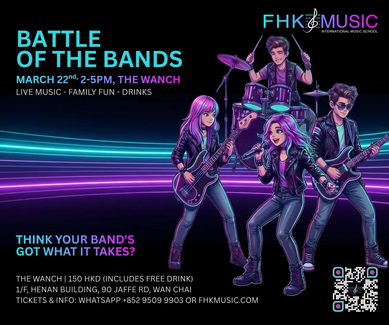 FHK Music Battle of the Bands live at The Wanch, March 22 2026