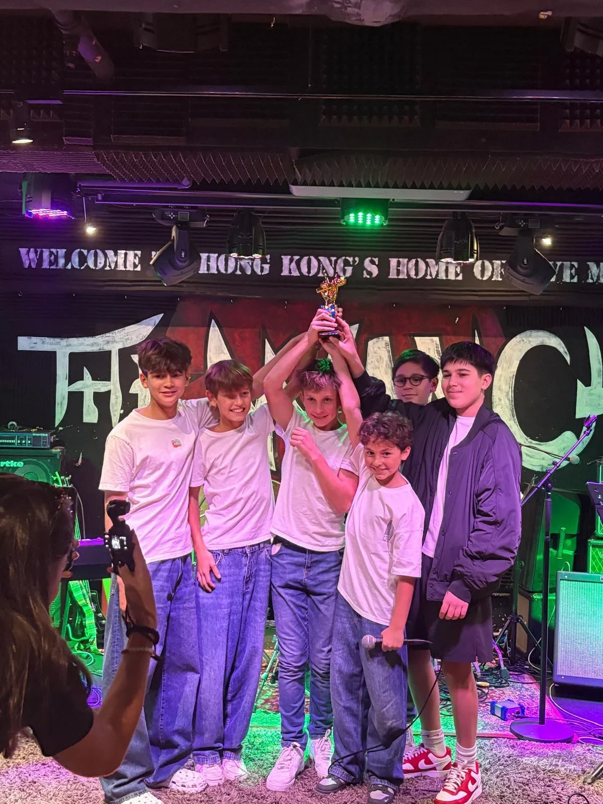 The Iconics, winning band of FHK Music Battle of the Bands at The Wanch